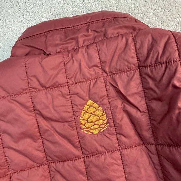 Stio Puffer Jacket Kids 6 Red Orange Zip Jackson Hole Wyoming $149 - Picture 4 of 11